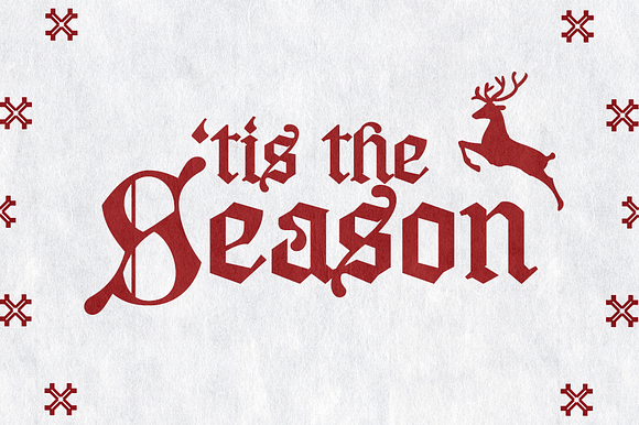 Santa Claus - Christmas Font in Blackletter Fonts - product preview 1