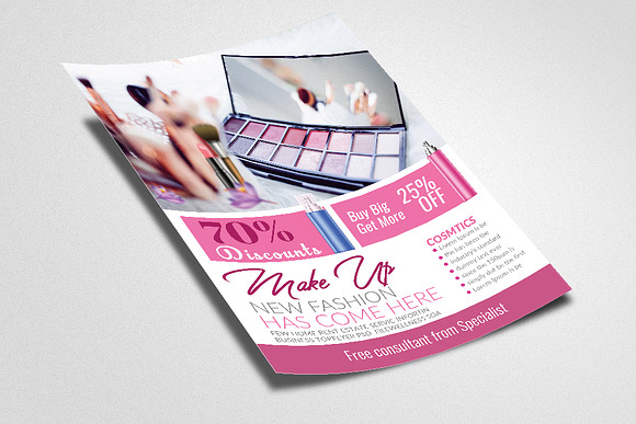 Cosmetics Discount Offer Flyer in Flyer Templates - product preview 1