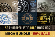 55 Photorealistic Logo Mock-ups