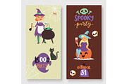 Halloween spooky party vector