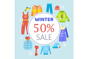 Winter sale clothing and accessories