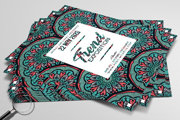 Trend Exposition | Minimal Art Flyer in Invitation Templates - product preview 2