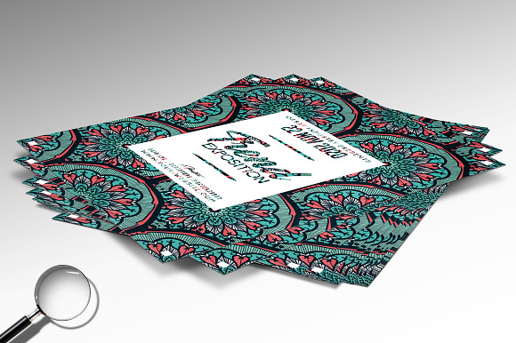 Trend Exposition | Minimal Art Flyer in Invitation Templates - product preview 3