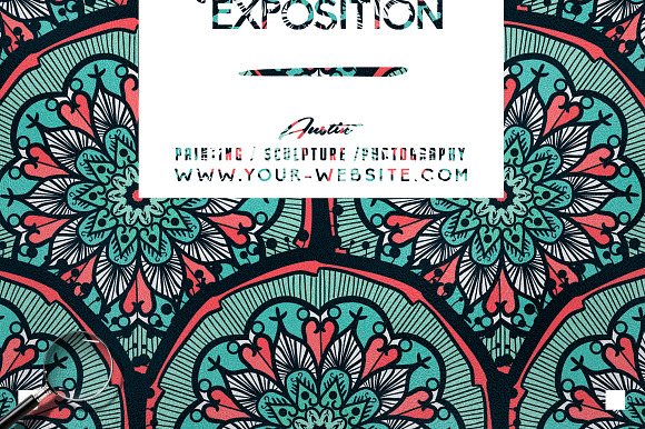 Trend Exposition | Minimal Art Flyer in Invitation Templates - product preview 7