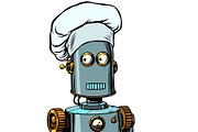 Robot cook food, takes orders at the