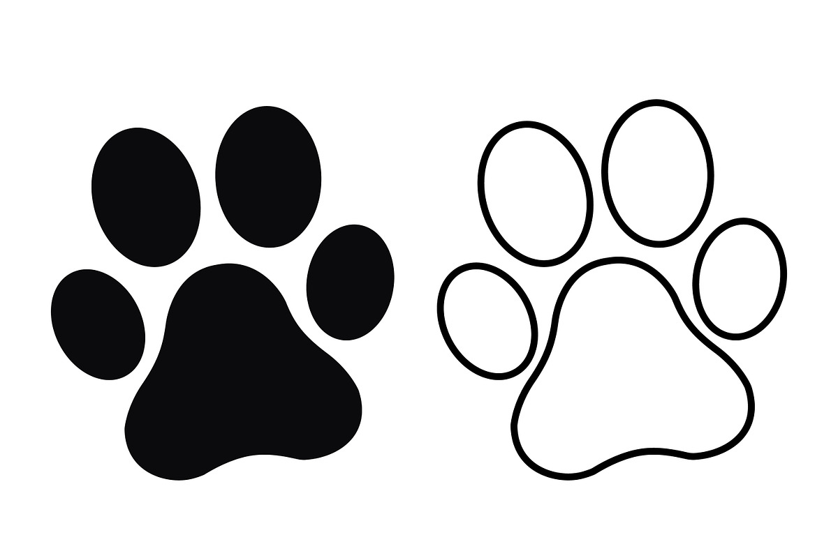 Printable Pictures Of Cat Paw Prints