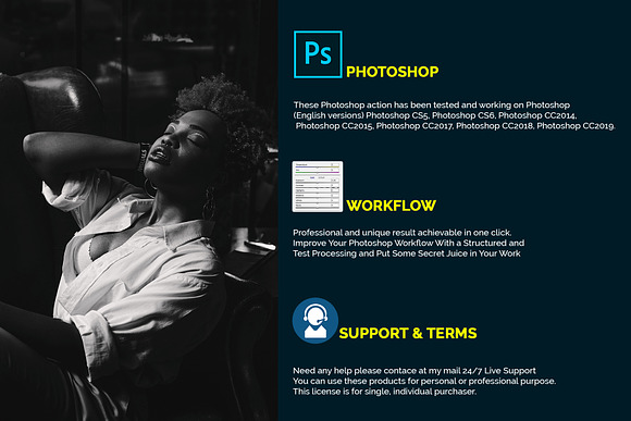 Darken Photoshop Actions in Add-Ons - product preview 1