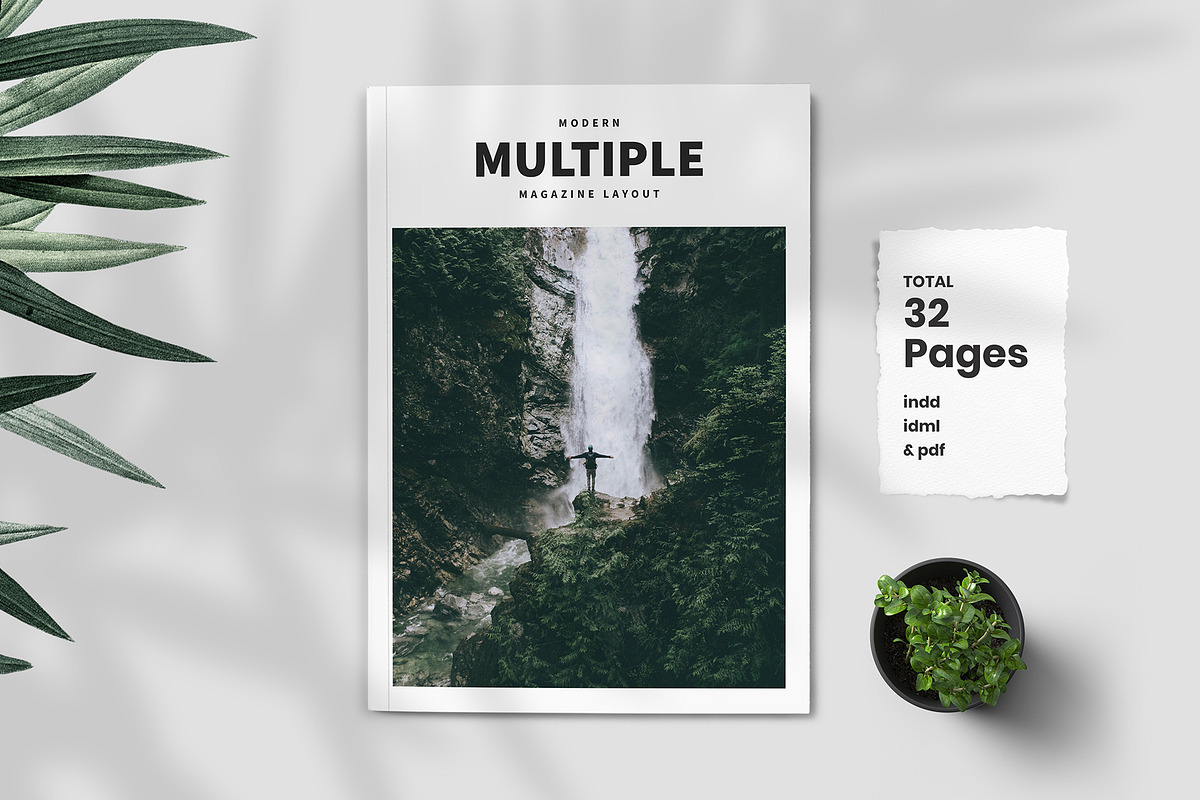 Modern Multiple Magazine Layout in Magazine Templates - product preview 8