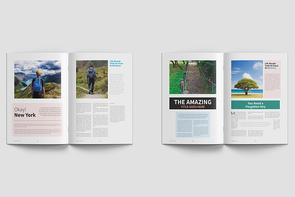 Modern Multiple Magazine Layout in Magazine Templates - product preview 6