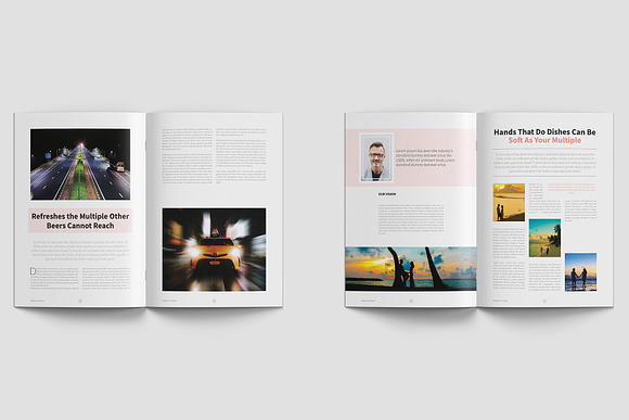 Modern Multiple Magazine Layout in Magazine Templates - product preview 8