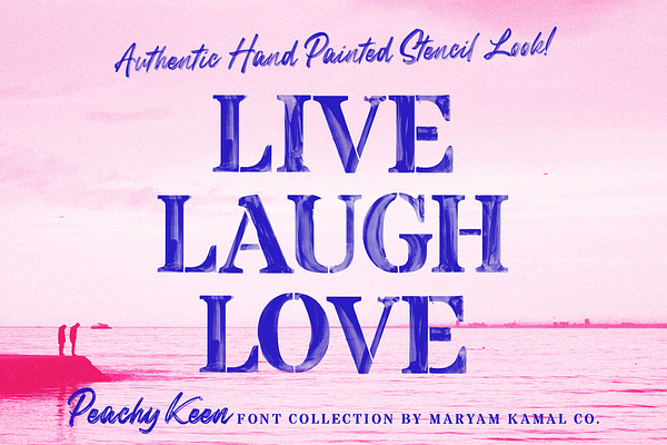 Peachy Keen Font Collection