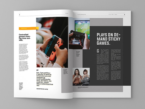Playes - Magazine Template in Magazine Templates - product preview 5