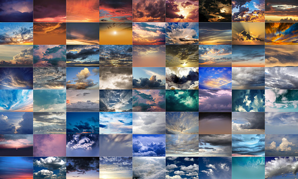 220 Dramatic sky, sunet sky backdrop in Objects - product preview 4