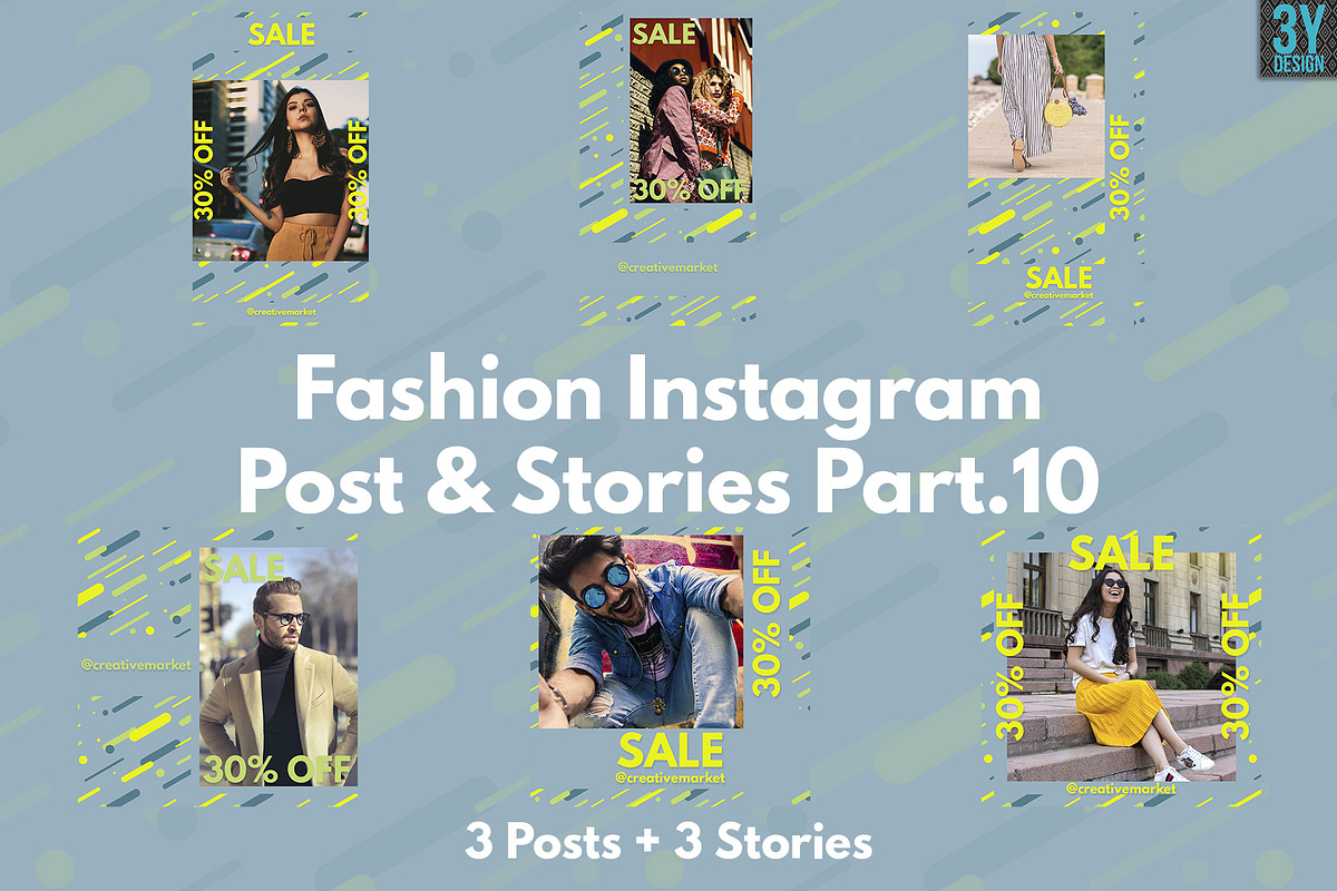 Fashion Instagram Posts & Stories in Instagram Templates - product preview 8