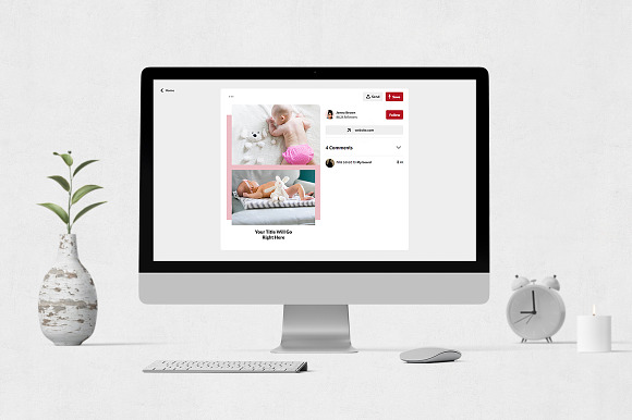 Baby Pinterest Posts in Pinterest Templates - product preview 3