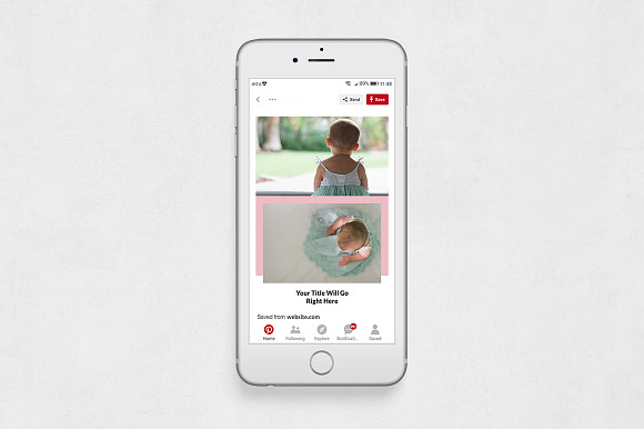 Baby Pinterest Posts in Pinterest Templates - product preview 5