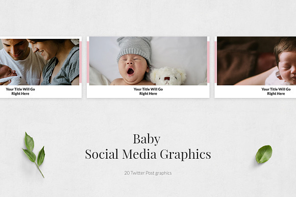 Baby Twitter Posts in Twitter Templates - product preview 1