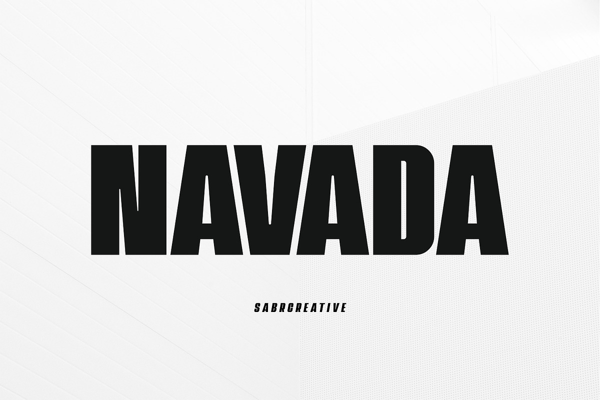 Navada in Sans-Serif Fonts - product preview 8