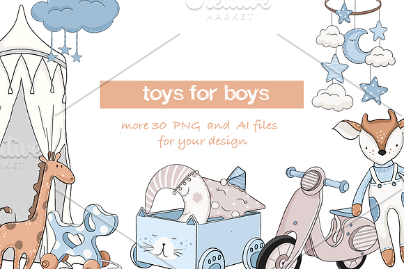 Toy stories in Illustrations - product preview 1