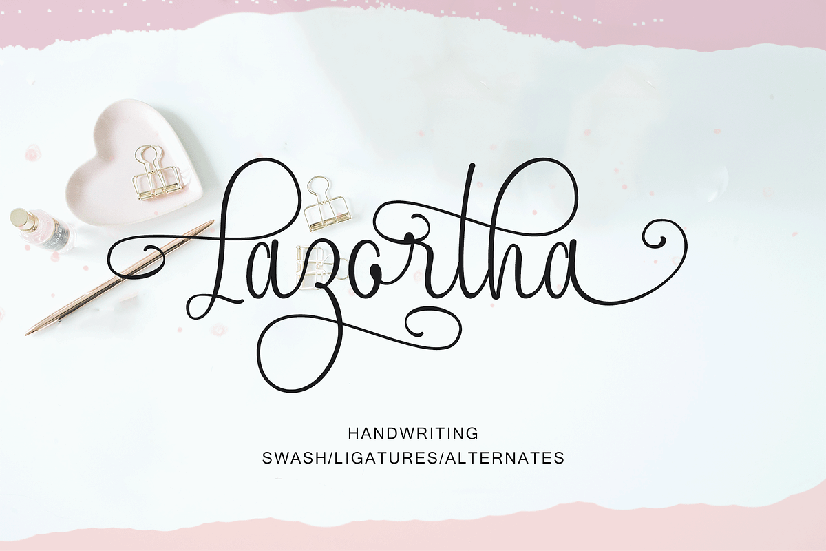 Lazortha in Script Fonts - product preview 8