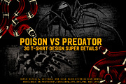 POISON VS PREDATOR 30 T-SHIRT DESIGN