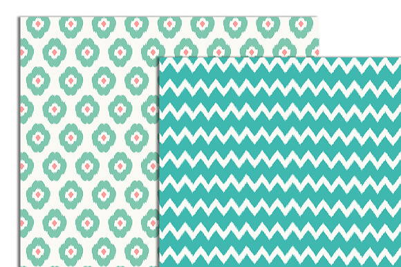 Layered Photoshop Ikat Pattern No. 2 in Patterns - product preview 2