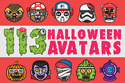Halloween Avatars + Free Font