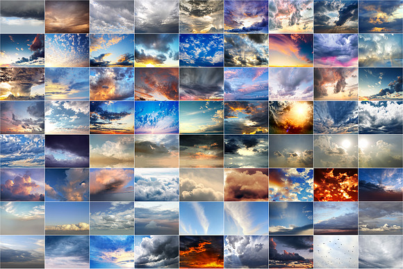 220 Dramatic sky, dreamy cloudy sky in Objects - product preview 3