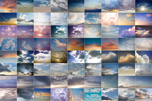 220 Dramatic sky, dreamy cloudy sky in Objects - product preview 4