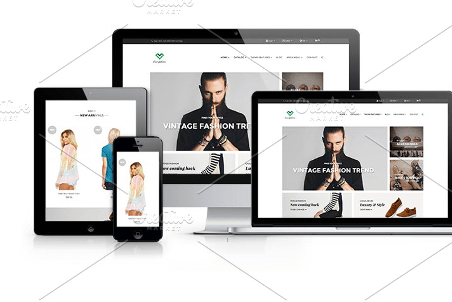 Ap Love Fashion Prestashop in Website Templates - product preview 8