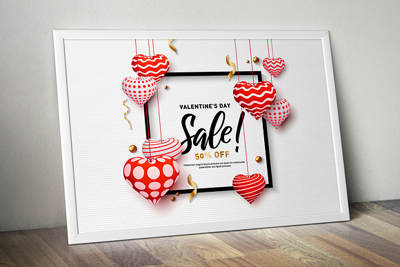 St. Valentine's Day Backgrounds Set. in Illustrations - product preview 12