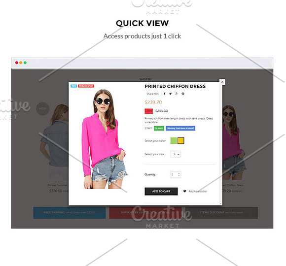 Ap Love Fashion Prestashop in Website Templates - product preview 7