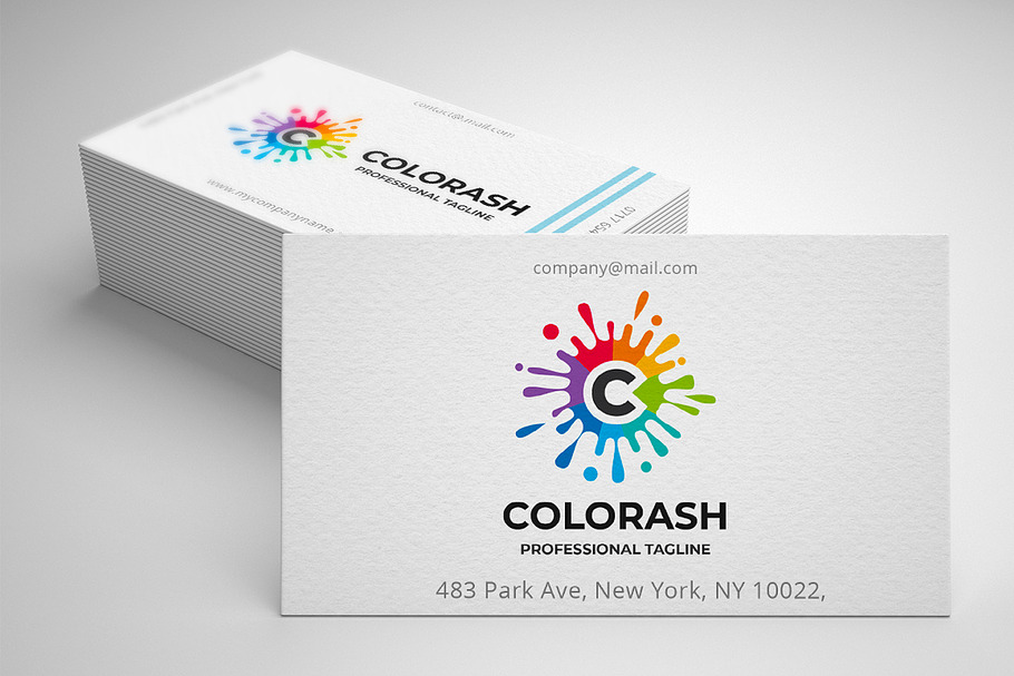Colors Splash Letter C Logo in Logo Templates - product preview 8