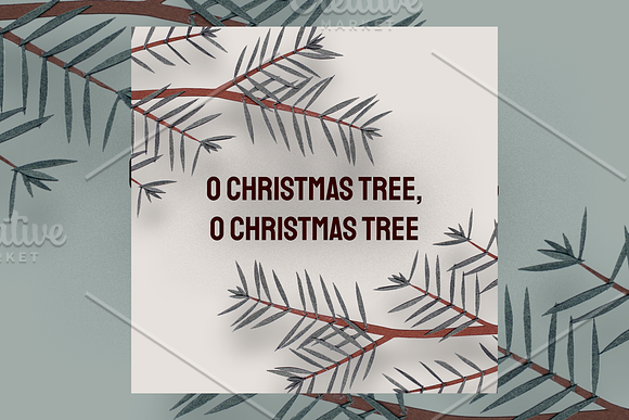 Paper Christmas Vibe IG Templates in Instagram Templates - product preview 3