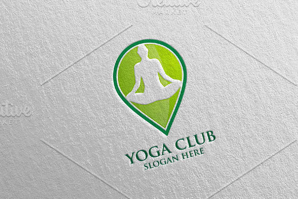 Yoga and Spa Lotus Flower logo 55 in Logo Templates - product preview 1