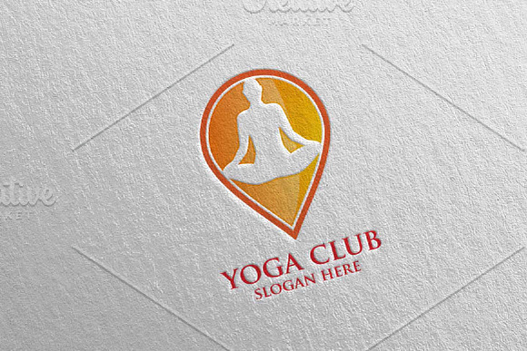 Yoga and Spa Lotus Flower logo 55 in Logo Templates - product preview 2