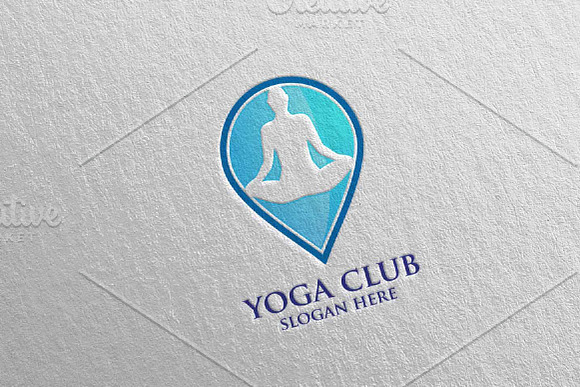 Yoga and Spa Lotus Flower logo 55 in Logo Templates - product preview 3