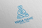 Yoga and Spa Lotus Flower logo 56