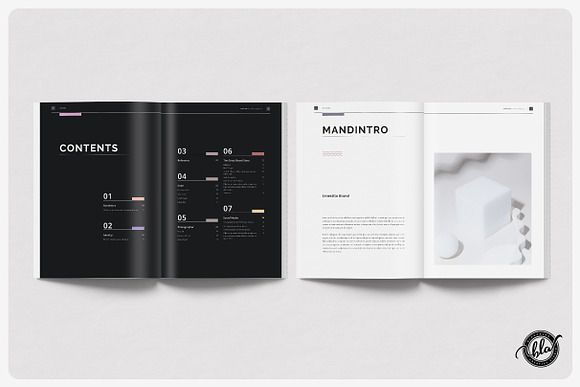 MANDALA Brand Manual & Guidelines in Magazine Templates - product preview 2