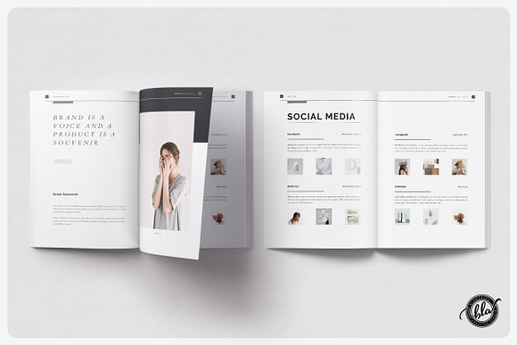 MANDALA Brand Manual & Guidelines in Magazine Templates - product preview 4