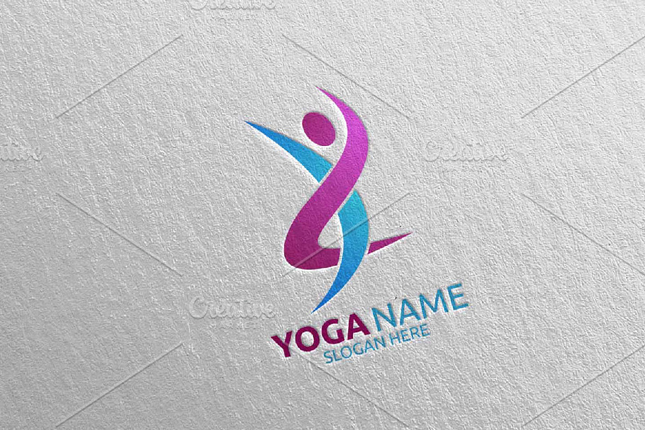 Yoga and Spa Lotus Flower logo 61 in Logo Templates - product preview 8