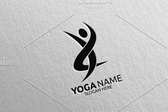 Yoga and Spa Lotus Flower logo 61 in Logo Templates - product preview 4