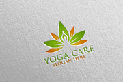 Yoga and Spa Lotus Flower logo 63