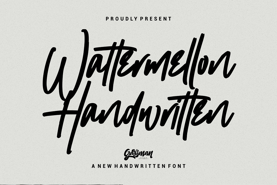 Wattermellon - Handwritten Font in Script Fonts - product preview 8