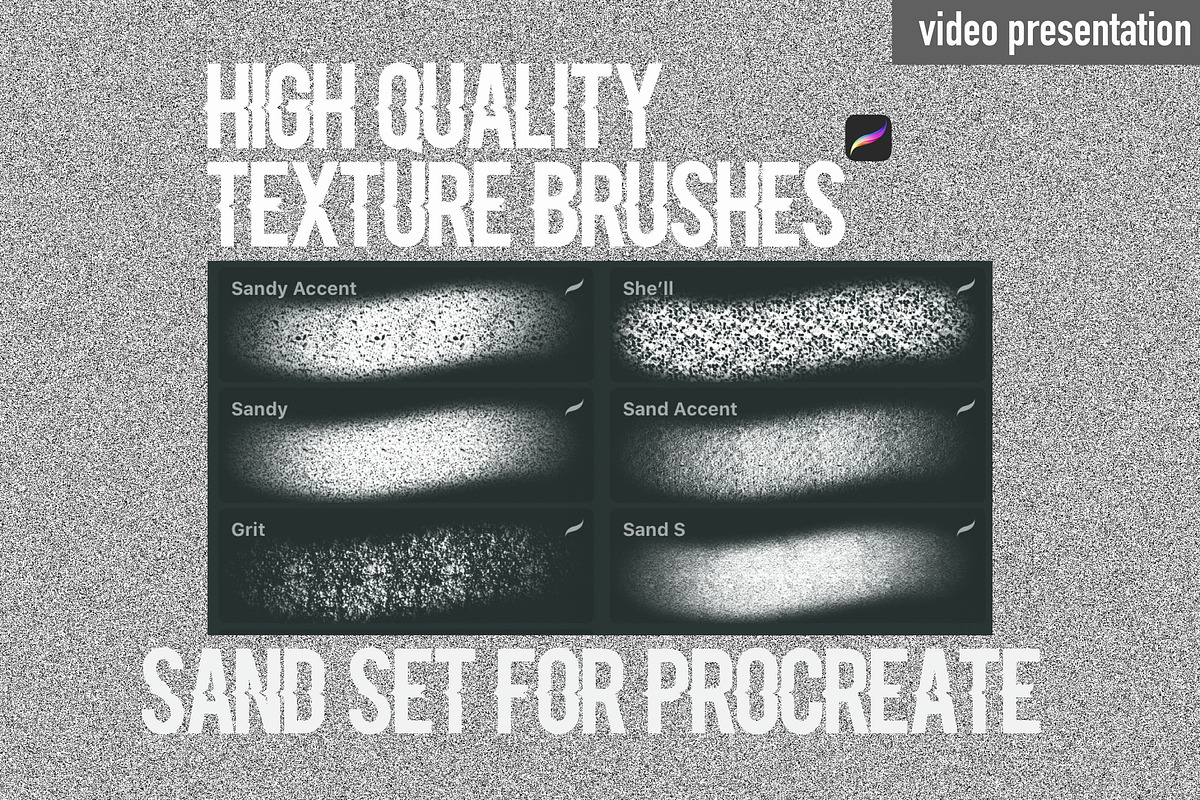Procreate texture brushes. Sand in Add-Ons - product preview 8