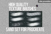 Procreate texture brushes. Sand