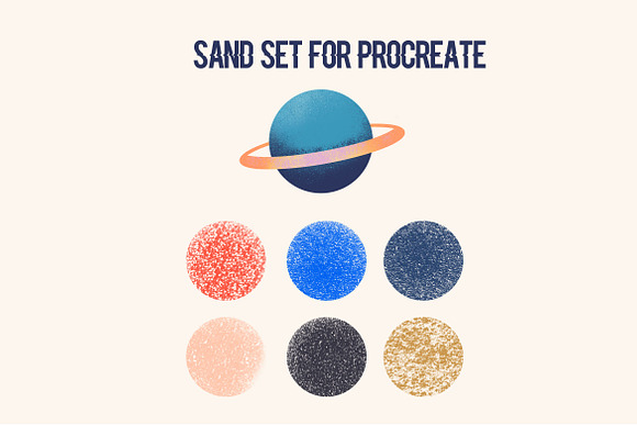 Procreate texture brushes. Sand in Add-Ons - product preview 2