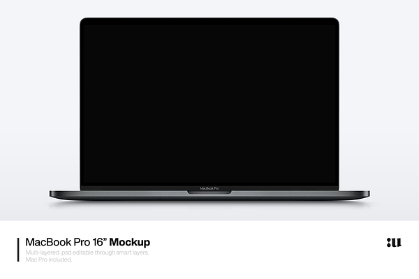 MacBook Pro 16-inch Mockup