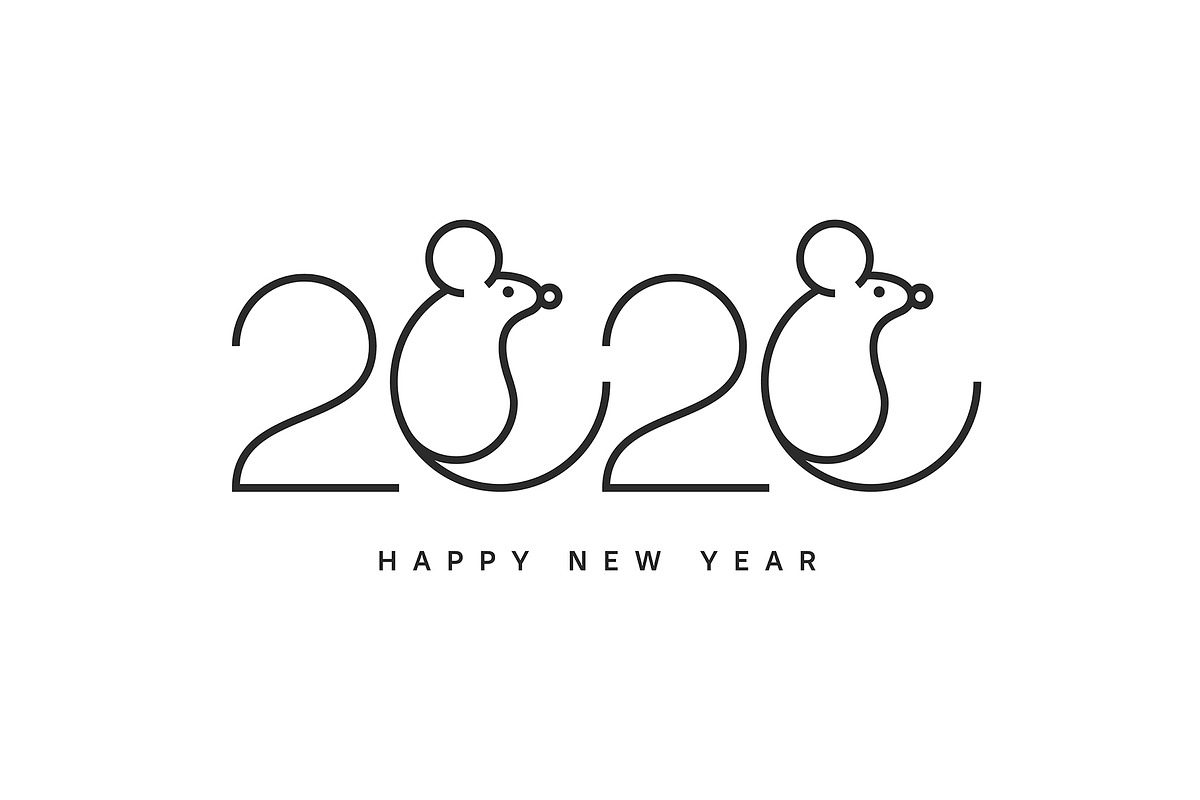 Картинки по запросу 2020 new year mouse