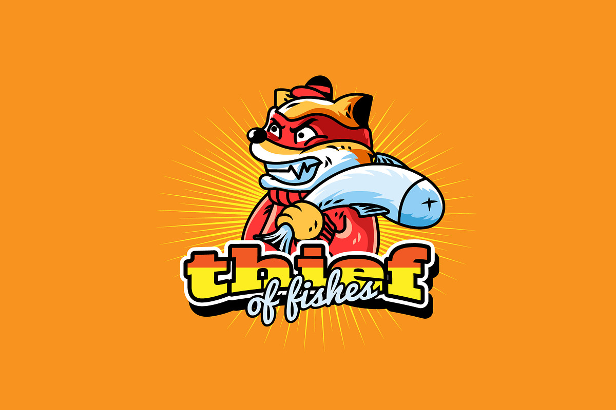 thief - Mascot & Esport Logo in Logo Templates - product preview 8